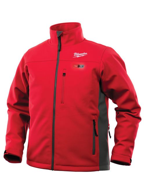 Product image for MILW 201R-213X M12 HEATED JACKET KIT RED/GRAY SIZE 3X-LARGE