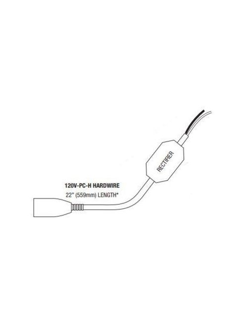 Product image for GMLTG 120V-PC-H HARDWIRE POWER CONNECTOR