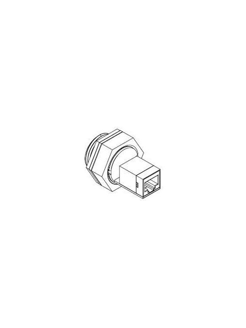 Molex Incorporated ENSP1F5 125 VDC 1.5 Amp RJ45 Female Straight Shielded Ethernet Pass-Through Receptacle Molex Incorporated ENSP1F5 125 VDC 1.5 Amp RJ45 Female Straight Shielded Ethernet Pass-Through Receptacle