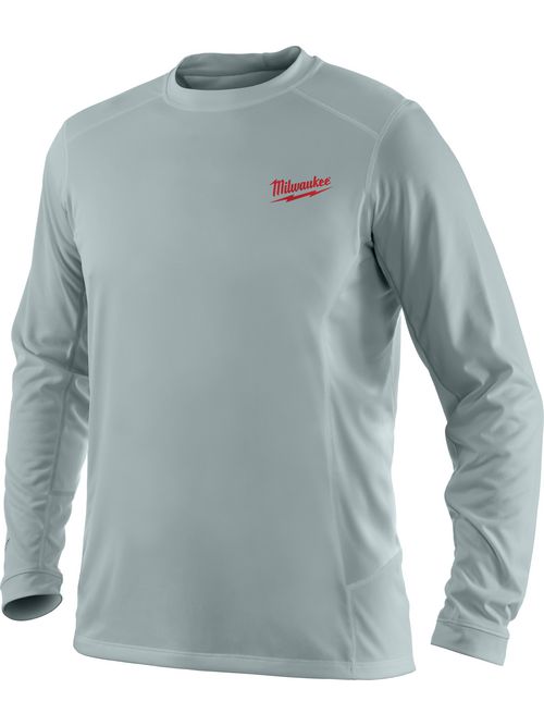 Milwaukee 411G-XL WORKSKIN&#8482; Light Weight Performance Long Sleeve Shirt - Gray
