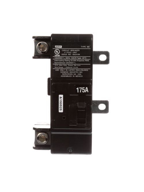 S-A MBK175M BREAKER 175A 2P 120/240 S-A MBK175M BREAKER 175A 2P 120/240