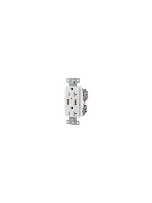 HWDK USB15A5W RCPT DUP 15A 125V 5A HWDK USB15A5W RCPT DUP 15A 125V 5A