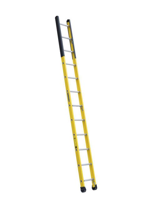 Product image for L-VIL FE8912 12FT FG MANHOLE LADDER TYPE IAA 375LB FIBERGLASS MANHOLE LADDER
