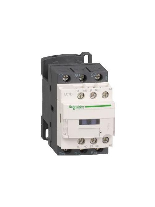 Product image for SQD LC1D186U7 CONTACTOR 600VAC 18AM