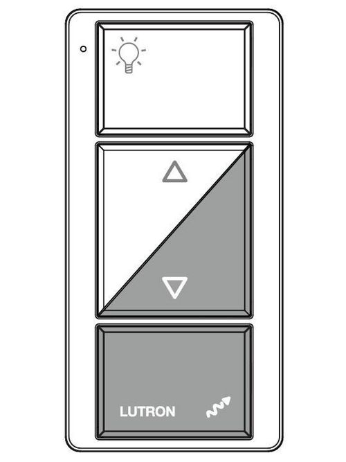 Product image for Wireless control 2button with raise/lower white
