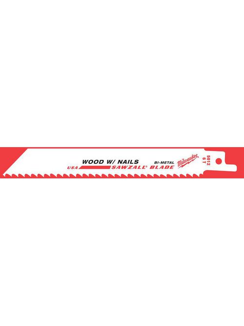 Product image for MILW 48-00-5012 6T 6L BLADE /PK