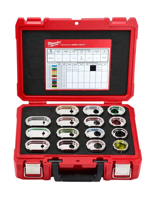 Milwaukee 49-12-KITA EXACT™ #6 - 750 MCM Aluminum 12T U-Style Die Kit Milwaukee 49-12-KITA EXACT™ #6 - 750 MCM Aluminum 12T U-Style Die Kit