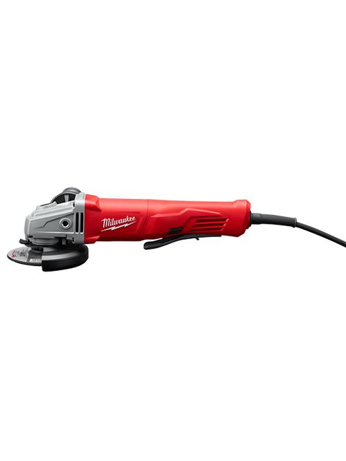 Product image for Milwaukee 6142-31S 4-1/2" Small Angle Grinder w/ Shroud Paddle, Lock-On