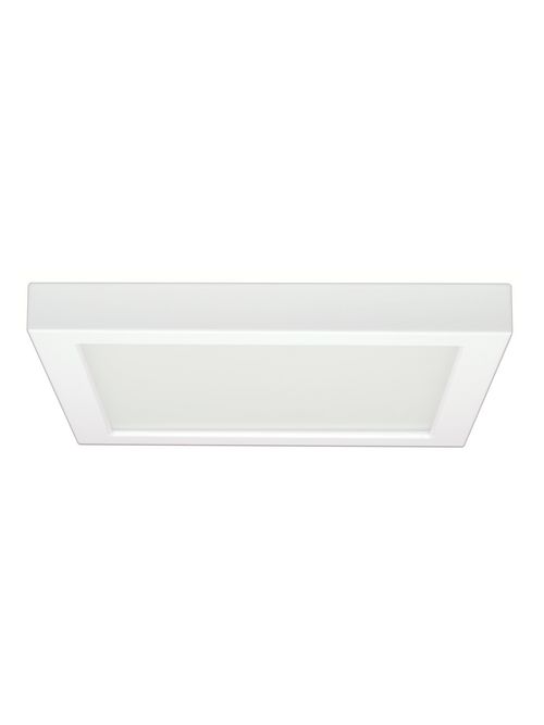 Product image for Satco S9363 18.5 watt; 9" Flush Mount LED Fixture; 5000K; Square Shape; White Finish; 120 volts