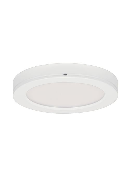 Product image for Satco S9364 13.5 watt; 7" Flush Mount LED Fixture; 3000K; 90 CRI; Round Shape; White Finish; 120 volts