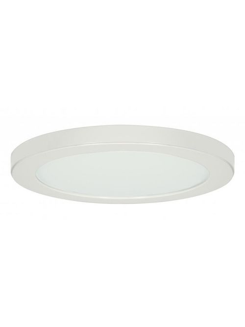 Product image for Satco S9650 25W 13" Flush Mount LED Fixture; 3000K; Round Shape; White Finish; 120 volts