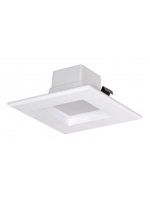 Product image for Satco S9757 10 watt LED Downlight Retrofit; 4 inch square shape; 3000K; 120 volt