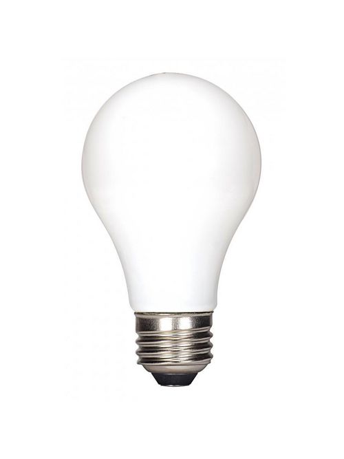Product image for Satco S9825 6.5 Watt A19 LED; Soft white finish; Medium base; 2700K; 720 Lumens; 120 Volt
