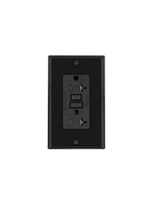 Product image for LEV T7899-E 20A-125V TR GFCI RCPT