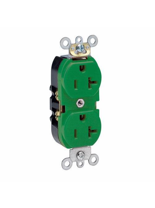LEV 5362-GNS DUPLEX FEDSPEC 20A/125 LEV 5362-GNS DUPLEX FEDSPEC 20A/125