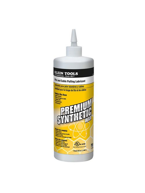 Product image for Klein 56117 Premium Synthetic Wax 1 Quart Bottle, 6-Pack