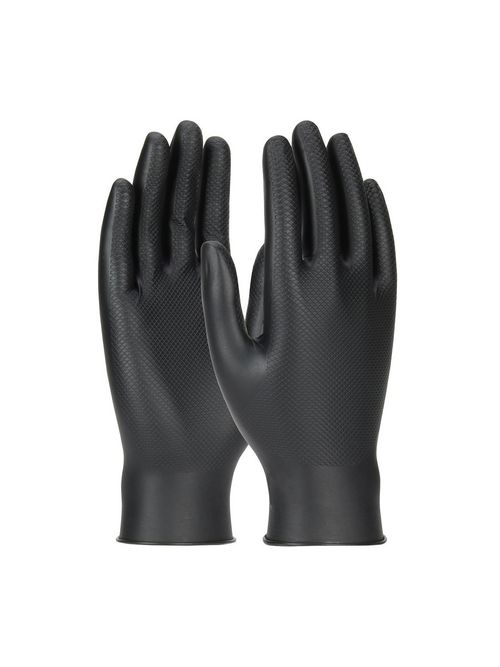 Product image for PIP 67-246/L AMBIDEX GRIPPAZ SKINS SUPERIOR NITRILE GLOVE W/ TEXTURED FISH SCALE GRIP 6MIL
