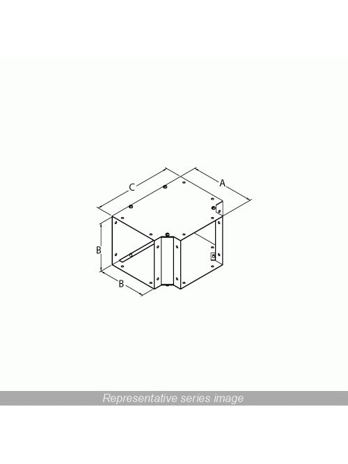 HMND CWTF4 TEE FITTING 4X4 HMND CWTF4 TEE FITTING 4X4