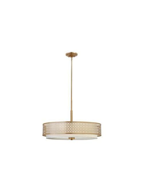 Product image for Jules 3 Light Large Drum Pendant - Brushed Gold