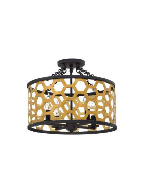 Product image for INCANDESCENT SEMI FLUSH MOUNT LIGHT FIXTURE