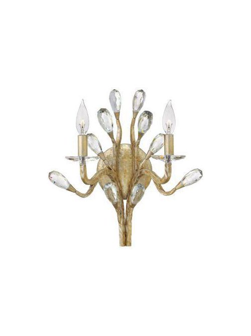 Product image for Eve 2 Light Wall Sconce - Champagne Gold