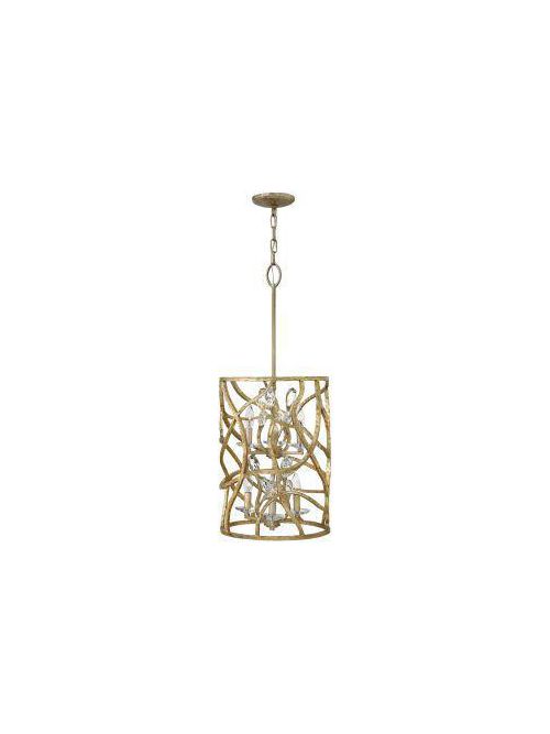 Product image for Eve 6 Light Medium Open Frame - Champagne Gold