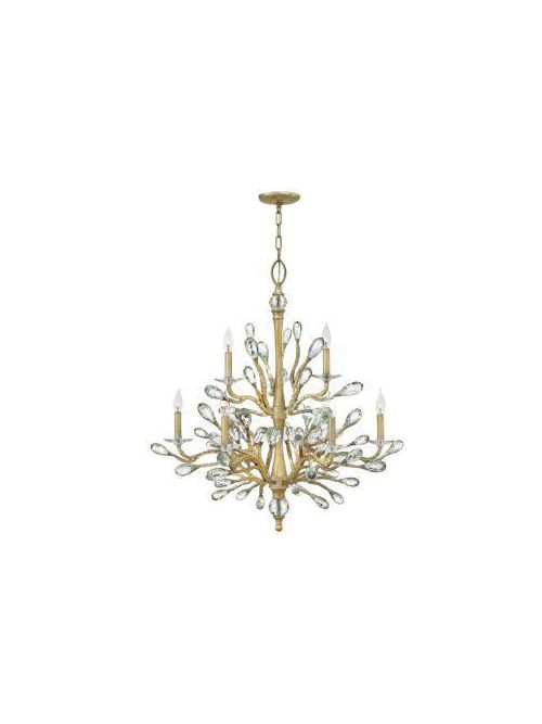 Product image for Eve 9 Light Large Chandelier - Champagne Gold