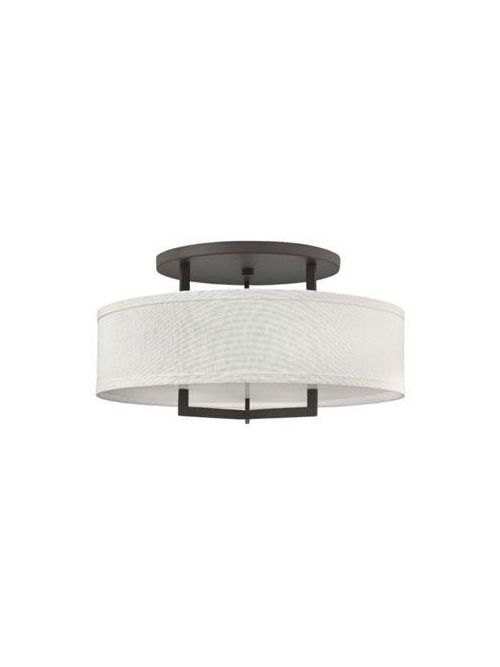 Product image for Hampton 3 Light Large Semi-Flush Mount - Buckeye Bronze