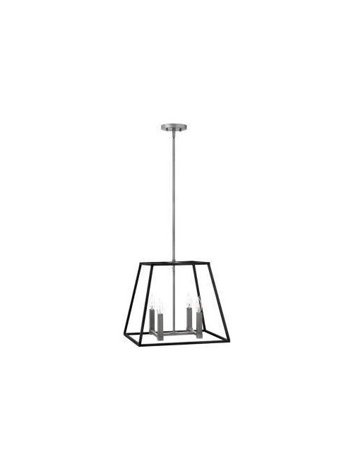 Product image for Fulton 4 Light Medium Open Frame Pendant - Aged Zinc
