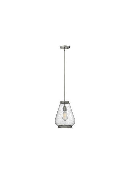 Product image for Finley 1 Light Small Wall Lantern - Brushed Nickel