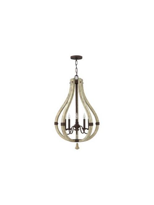 Product image for Middlefield 5 Light Medium Open Frame Chandelier - Iron Rust