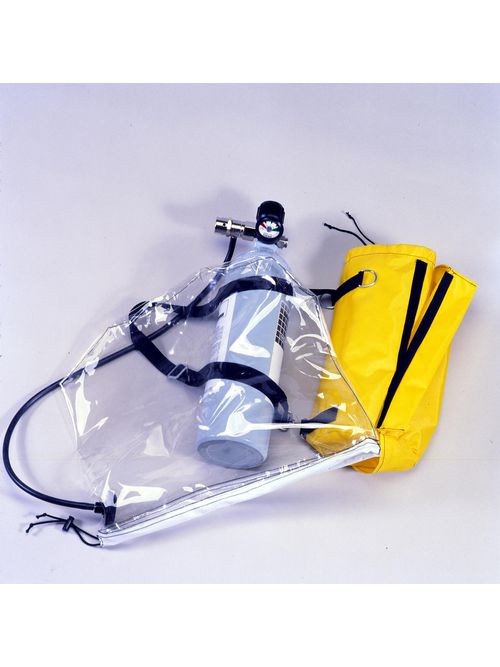 Product image for MSA 10008292 RESPIRATOR ESCAPE TRANSAIRE 5 W/3AL CYL