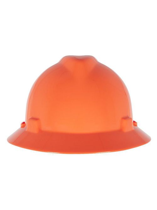 Product image for MSA 10021292 HAT V GARD FAS TRAC HI VIZ ORANGE