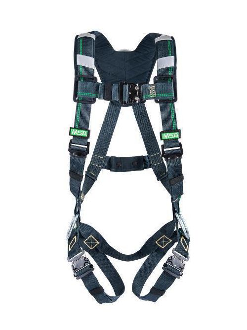 Product image for MSA 10150144 EVOTECH A/F HARNESS D RING LEG STRAP SHLDR PAD STD