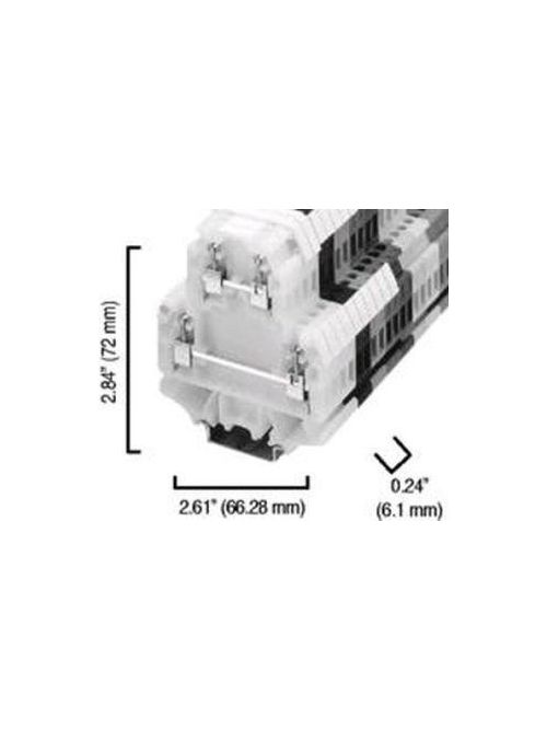 Product image for Allen Bradley 1492-HM2Y TERMINAL BLOCK 600V MAX