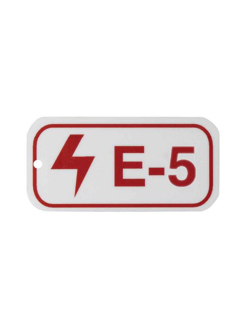 BRADY 105643 B401 1.5"X3" RED/WHT E BRADY 105643 B401 1.5"X3" RED/WHT E