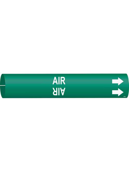 BRADY 4001-A PIPE MARKER, AIR/GRN/S BRADY 4001-A PIPE MARKER, AIR/GRN/S