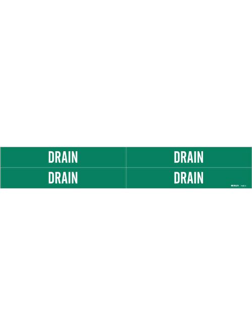 BRADY 7090-4 Pipe Mkr,B946,S-4,Grn, BRADY 7090-4 Pipe Mkr,B946,S-4,Grn,
