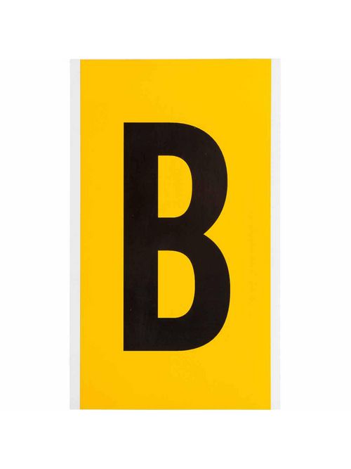 BRADY 1570-B Label,15 Series,6"H,Bk BRADY 1570-B Label,15 Series,6"H,Bk