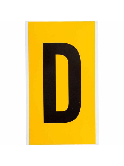 BRADY 1570-D Label,15 Series,6"H,Bk BRADY 1570-D Label,15 Series,6"H,Bk