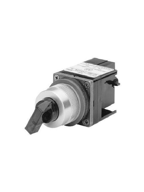 Product image for Switch selector 2-position 1NO-1NC 120VAC red