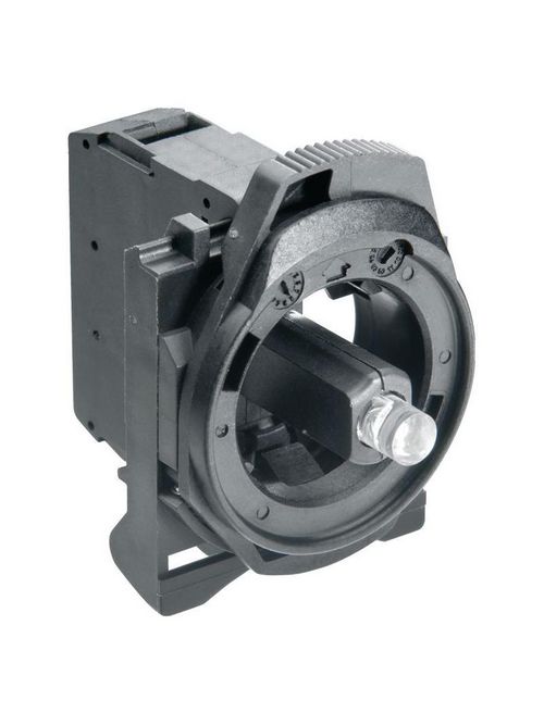 Product image for Power module LED clamp plastic latch 120V blue LED 1NO-2NC