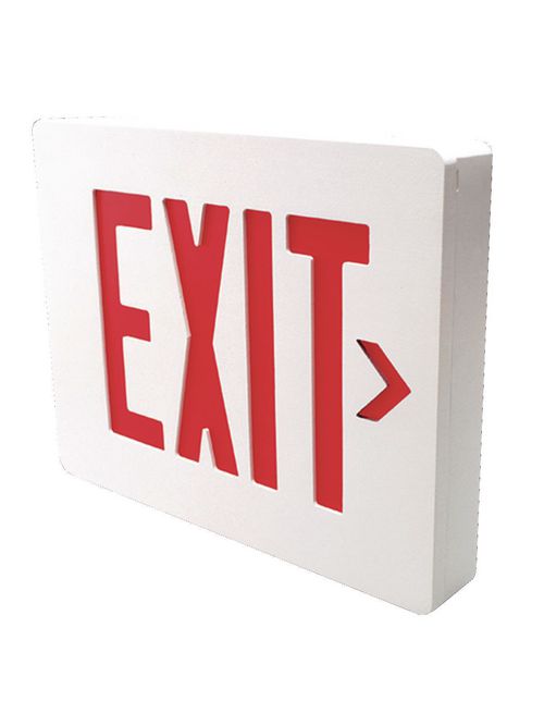 Product image for DUAL SESRWE-VTR SIGN EXIT LED CAST