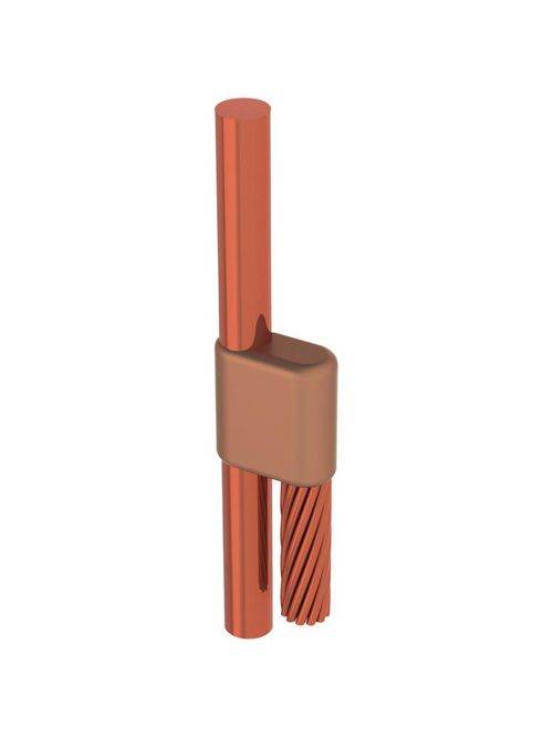 Product image for Erico GQR312Q Cable to Ground Rod or Other Rounds, GQ, Steel, 0.625" dia, 4/0 Concentric