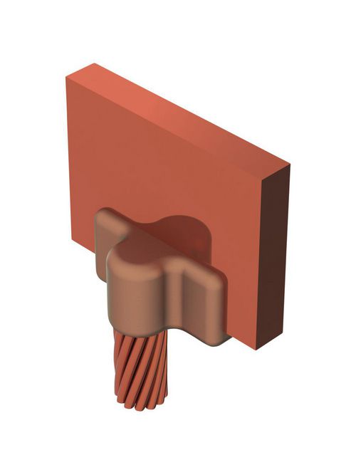 Product image for Erico LNEEK2Q Cable to Lug or Busbar, LN, 1/4" x 3", 4/0 Concentric