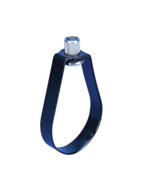 Product image for Caddy 102A0100VC 102A Loop Hanger for Copper Tube, PVC Coated, 1" Pipe, 1 1/8" OD, 3/8" Rod