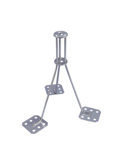 Product image for Erico LPG36458 Galvanized Air Terminal Support, Non-Penetrating Base, 84" Max Air Terminal Height