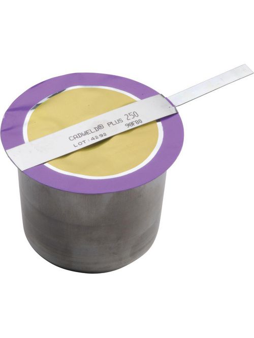 Product image for Erico PB250PLUSF80 Cadweld Plus Welding Material, F80, Purple