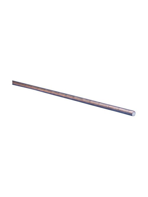 Product image for Erico 6258203 Copper-Bonded Ground Rod, Cut Bar, 20', 13 mil Plating