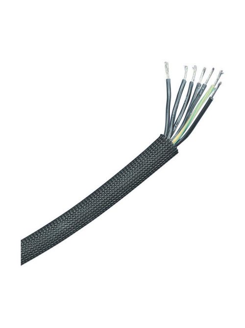 Product image for Erico 556220 FGBS Fiberglass Braided Sleeve, 0.87" Max, 0.39" Nom dia, Black, 328'